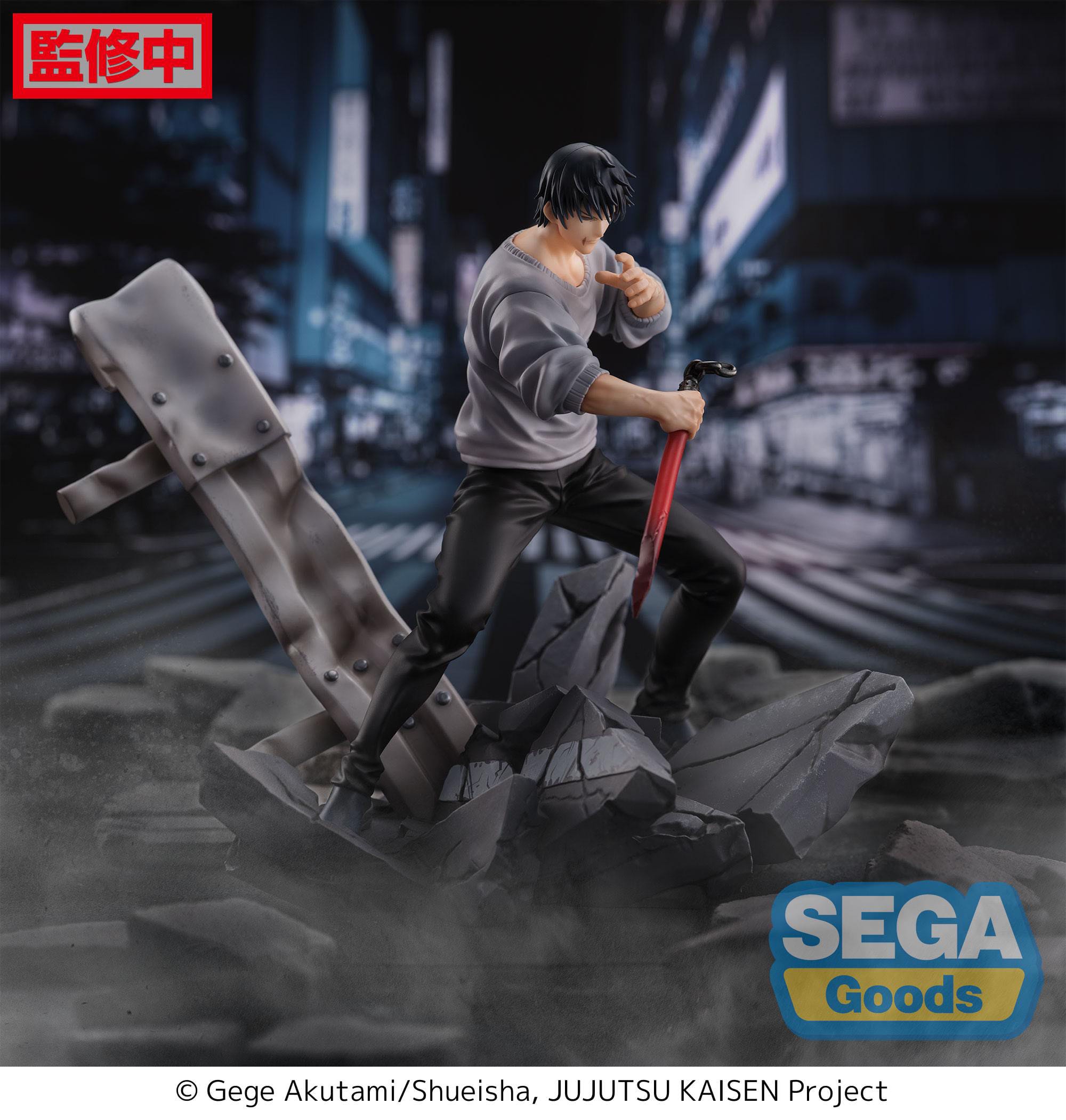 SEGA Figurizm α Jujutsu Kaisen – Statuetta Toji Fushiguro Encounter 20 Cm, PVC, Con Base, Ufficiale